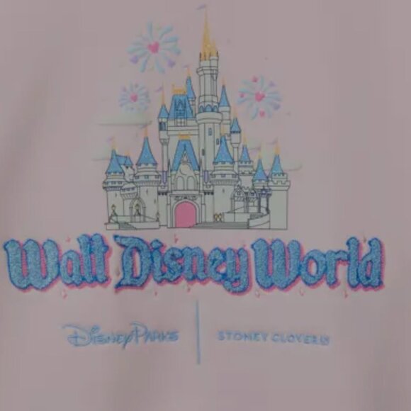 New Stoney Clover Lane Walt Disney World Cinderella Castle Crew Sweatshirt - Picture 2 of 4